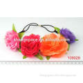Cheap price custom customized pink hydrangea silk flower lei wreath